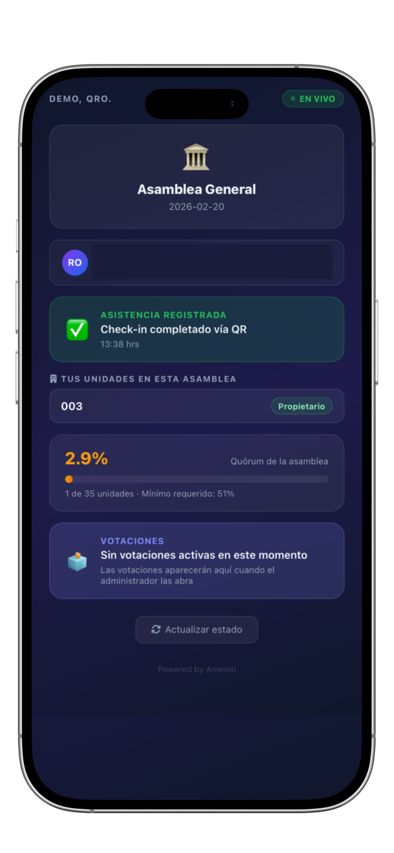 Mi Asamblea - App móvil